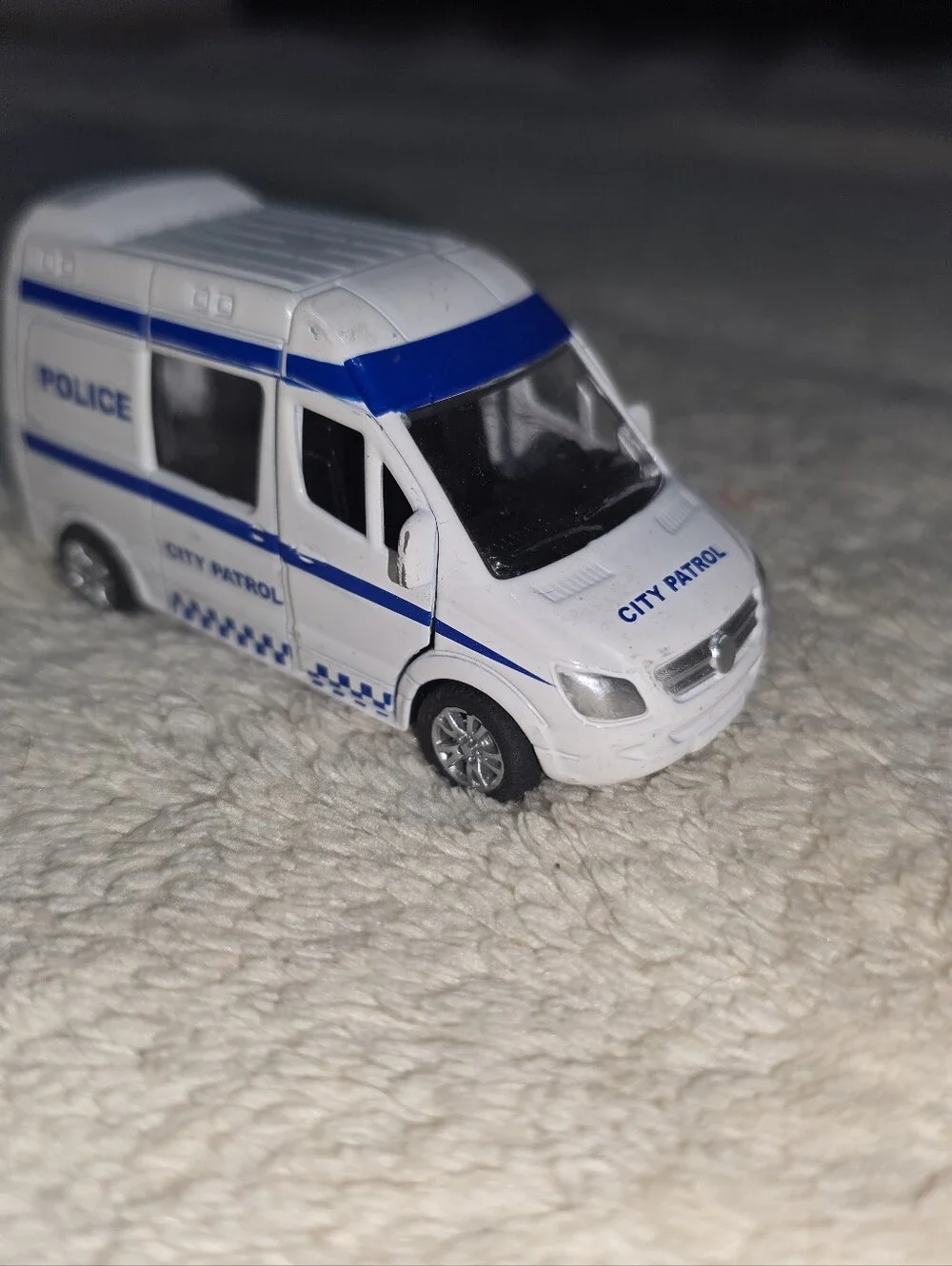 Police City Patrol Diecast Car Miniauto Pull Back Car